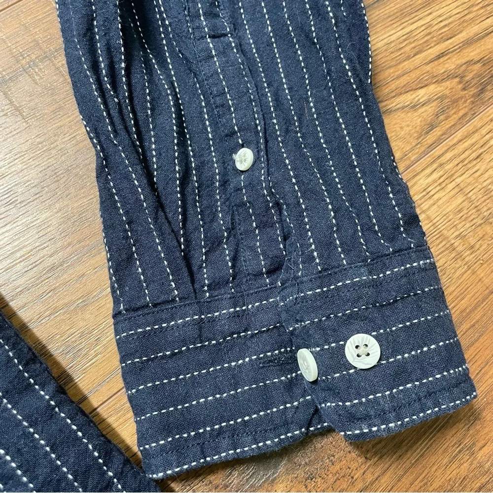 SOLD Goodfellow & Co XL Extra Large Standard Navy Long Sleeve Button Down Target - Picture 8 of 11